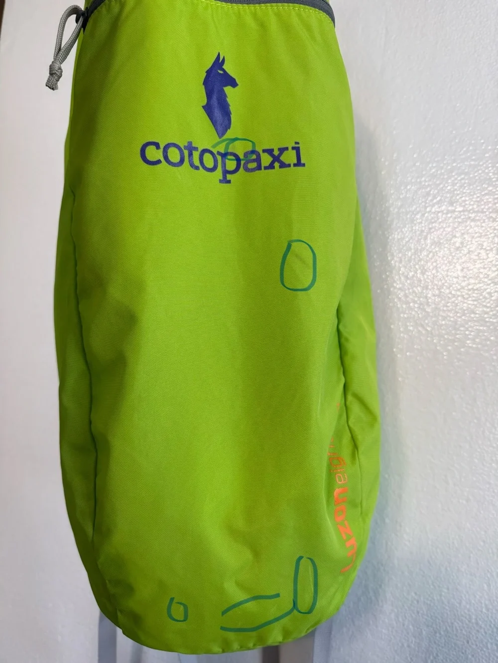 Cotopaxi Luzon Eighteen Del Dia Hiking Backpack Drawstring Green 18L - Picture 12 of 13